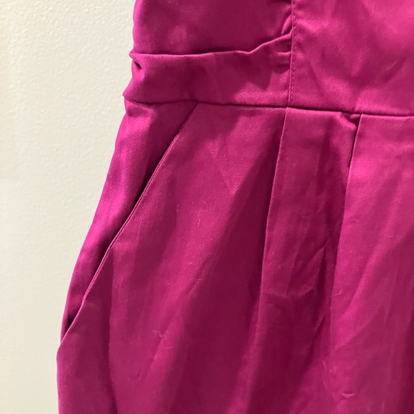 Chic Fuchsia Strapless Mini Dress - Picture 3 of 8